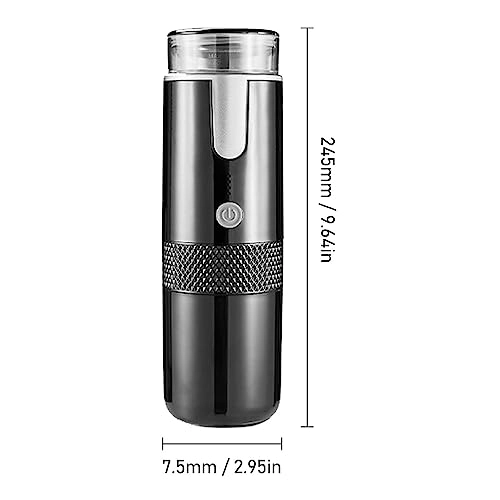 Portable Coffee Maker - 160 Milliliters coffee pods and ground coffee