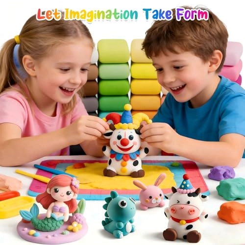 Air Dry Clay Set - 3+ years 36 pcs