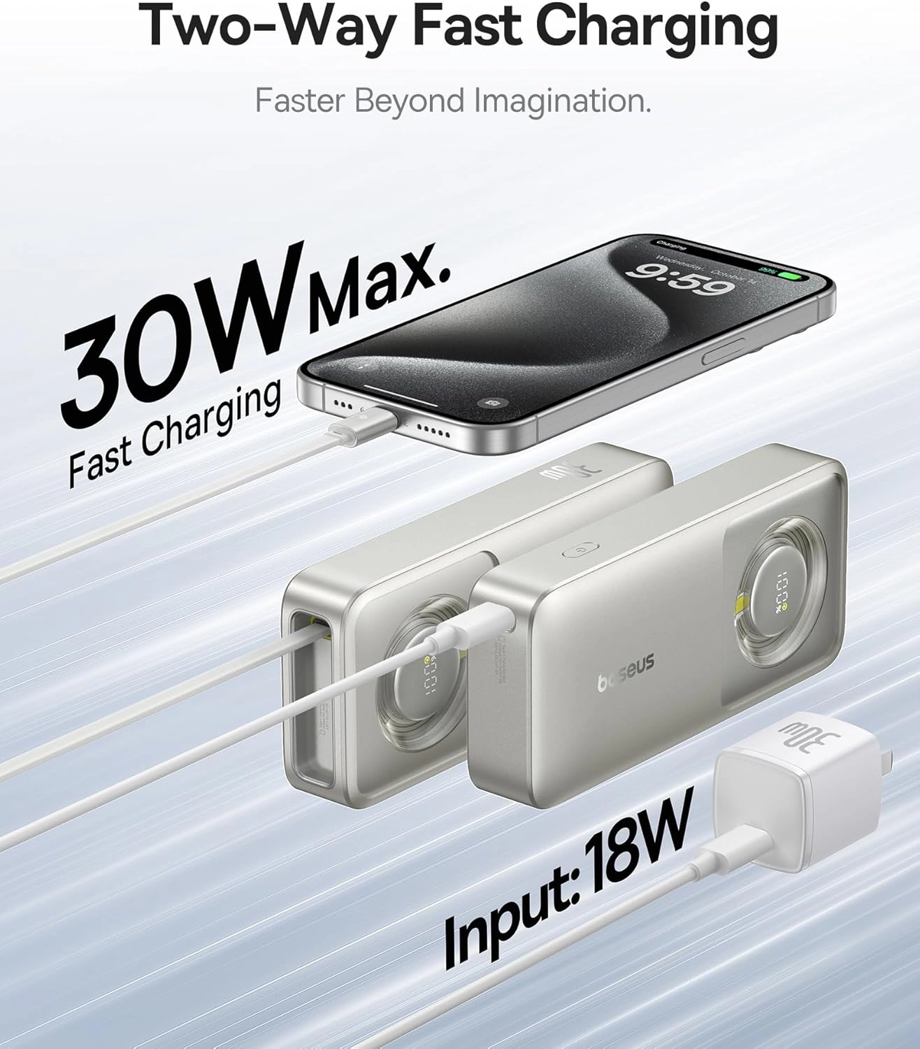 Free2Pull - 10000mAh 30W Fast-Charging