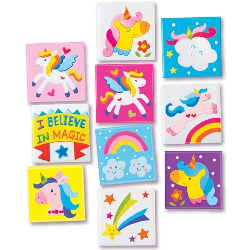 Unicorn Mini Tile Art Kit - 5+ years 6 pcs