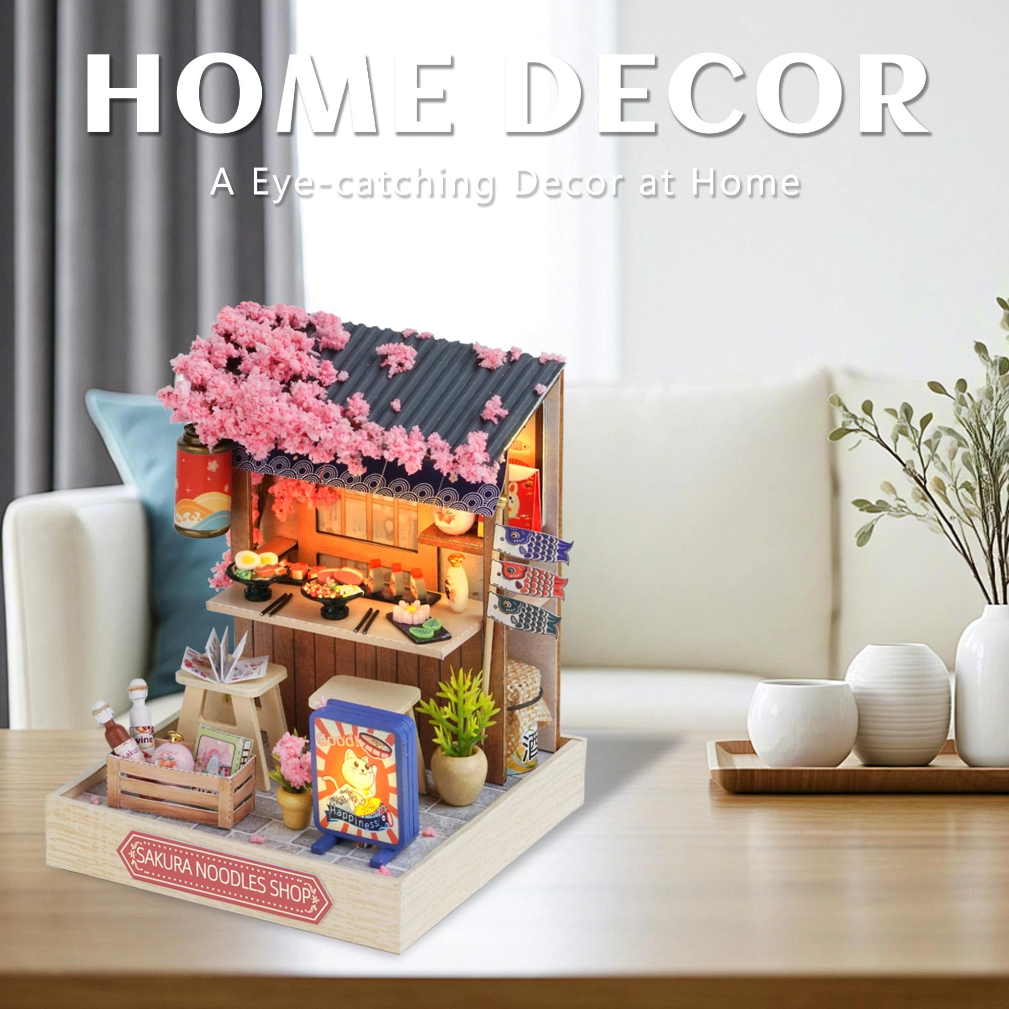 Dollhouse Miniature - Sakura Noodles Shop