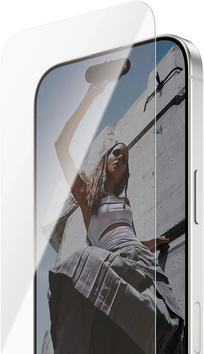 Clear Tempered Glass Screen Protector for iPhone 17 / iPhone 16 Pro