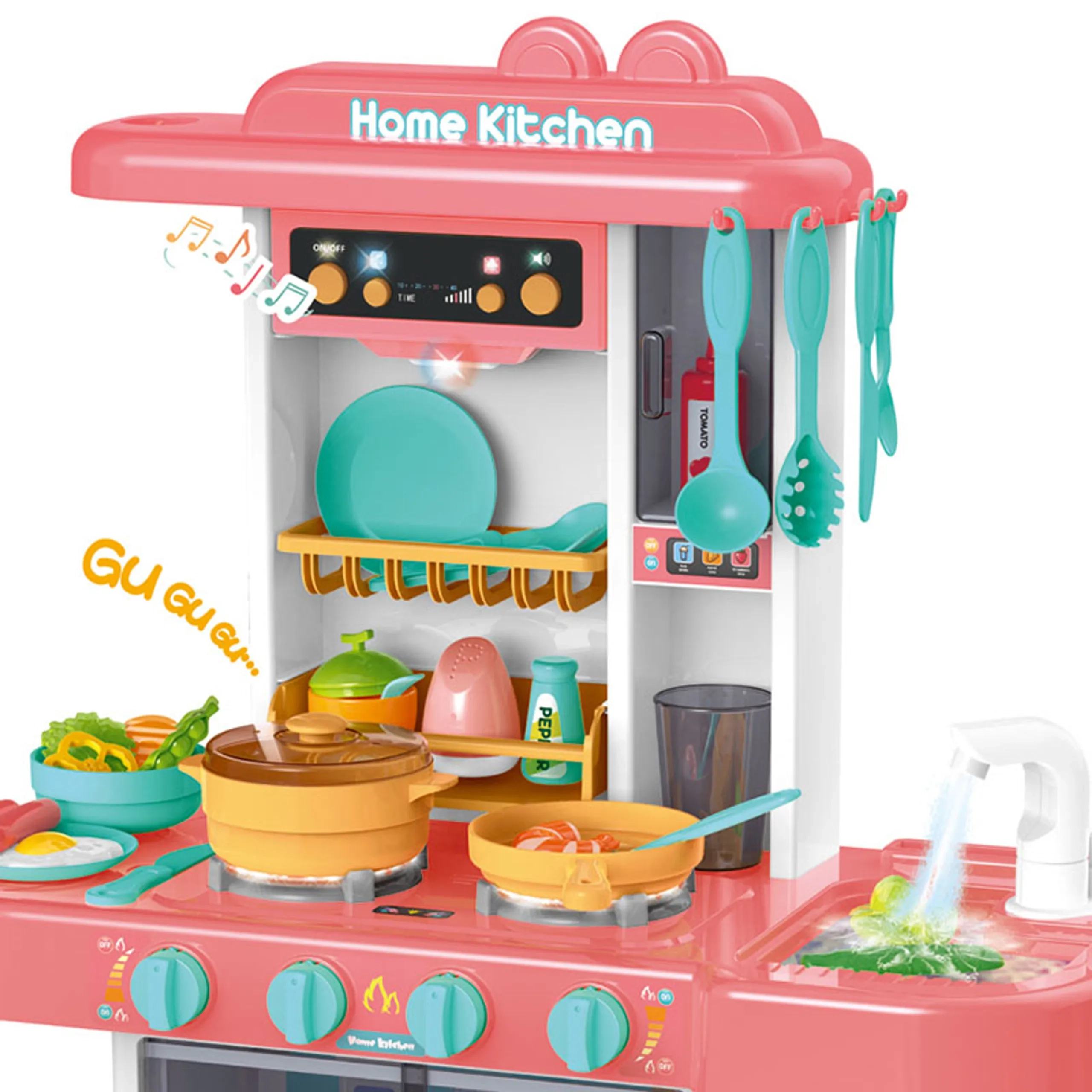 Kids Toys Kitchen Pretend Play - 38pcs (GF-889-166)
