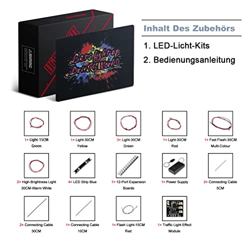 LED Light Set - remote control Compatible with Lego 76989 Tallneck