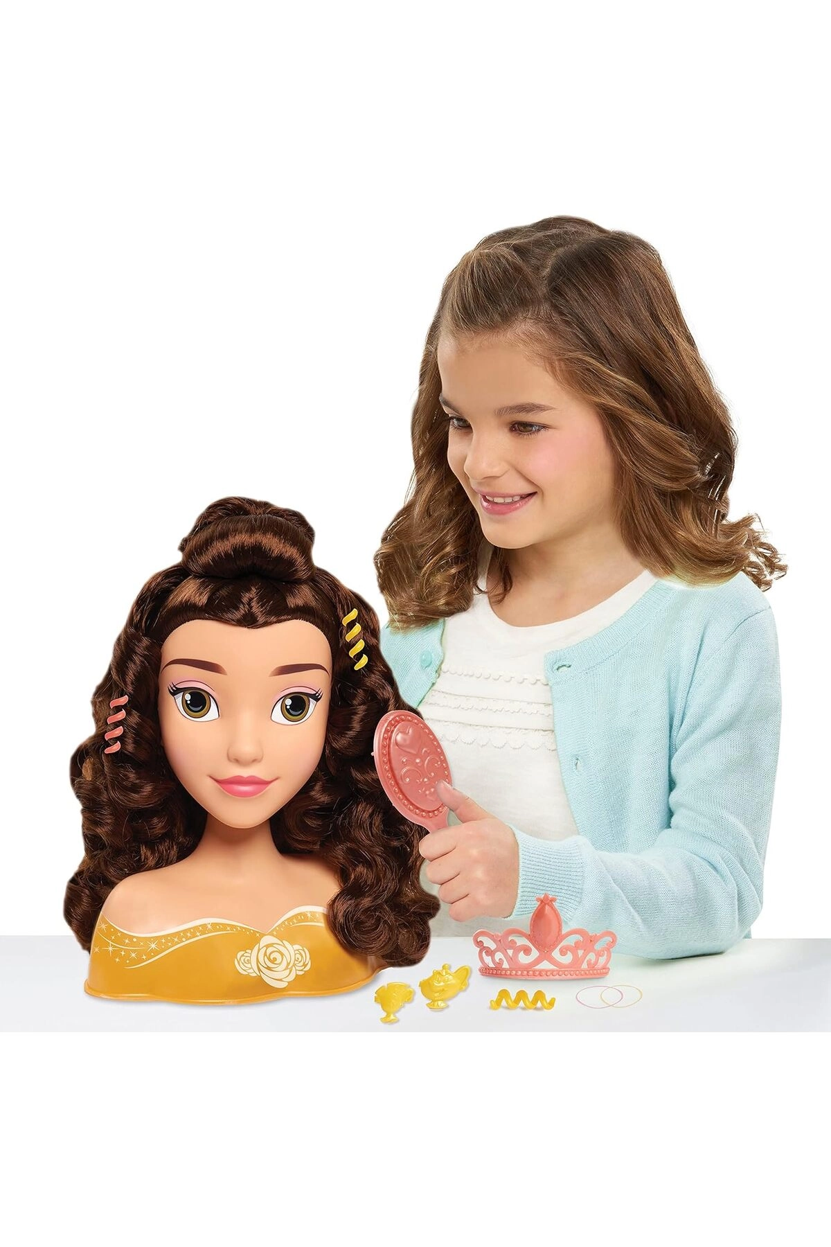 Princess Belle Styling Head - 10-piece ages 3 and up