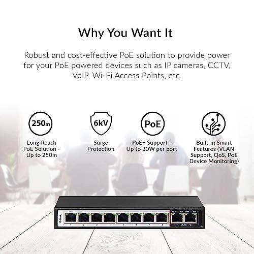DES-F1010P-E 10-ports