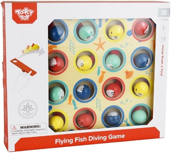 Tooky Toy Flying Fish Diving Montessori Game Set - Diving & Swimming Pool Toys