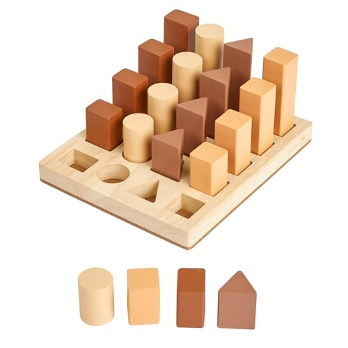 Shape Sequence Blocks - 3 years and up 21 pieces