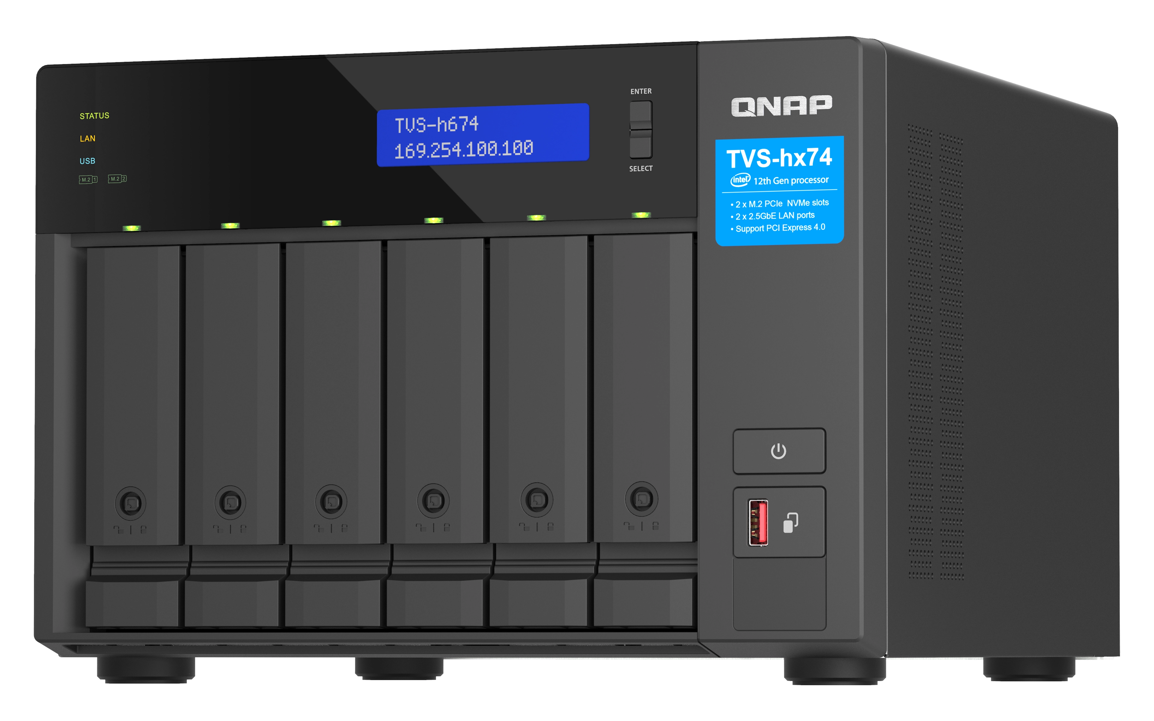 TVS-h674-i3-16G 6-Bay 4TB