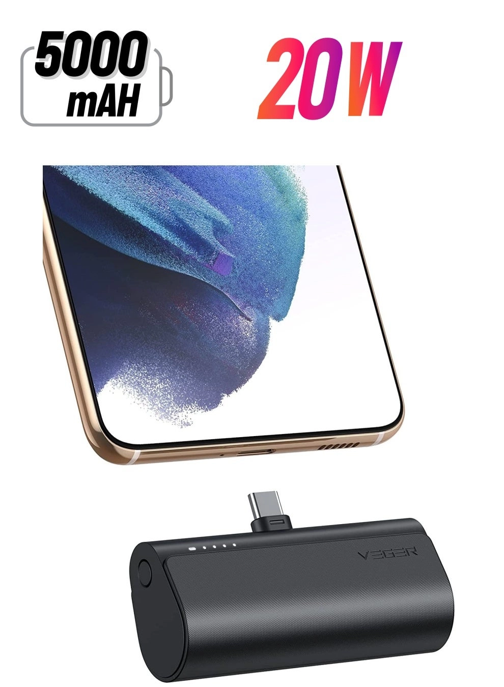 Generic VEGER - 5000mAh 20W