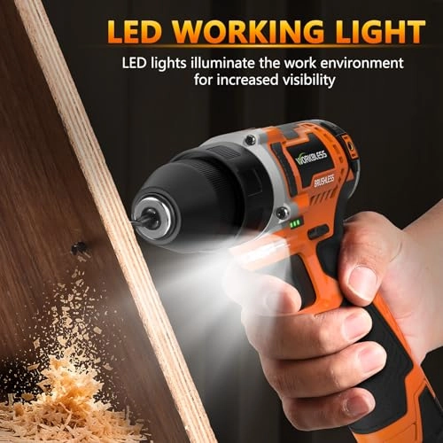 Brushless Power Drill - 2.0Ah 12V