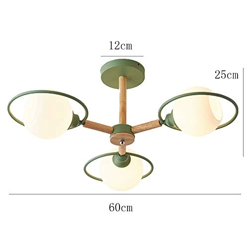 Farmhouse Wood Oak Chandelier