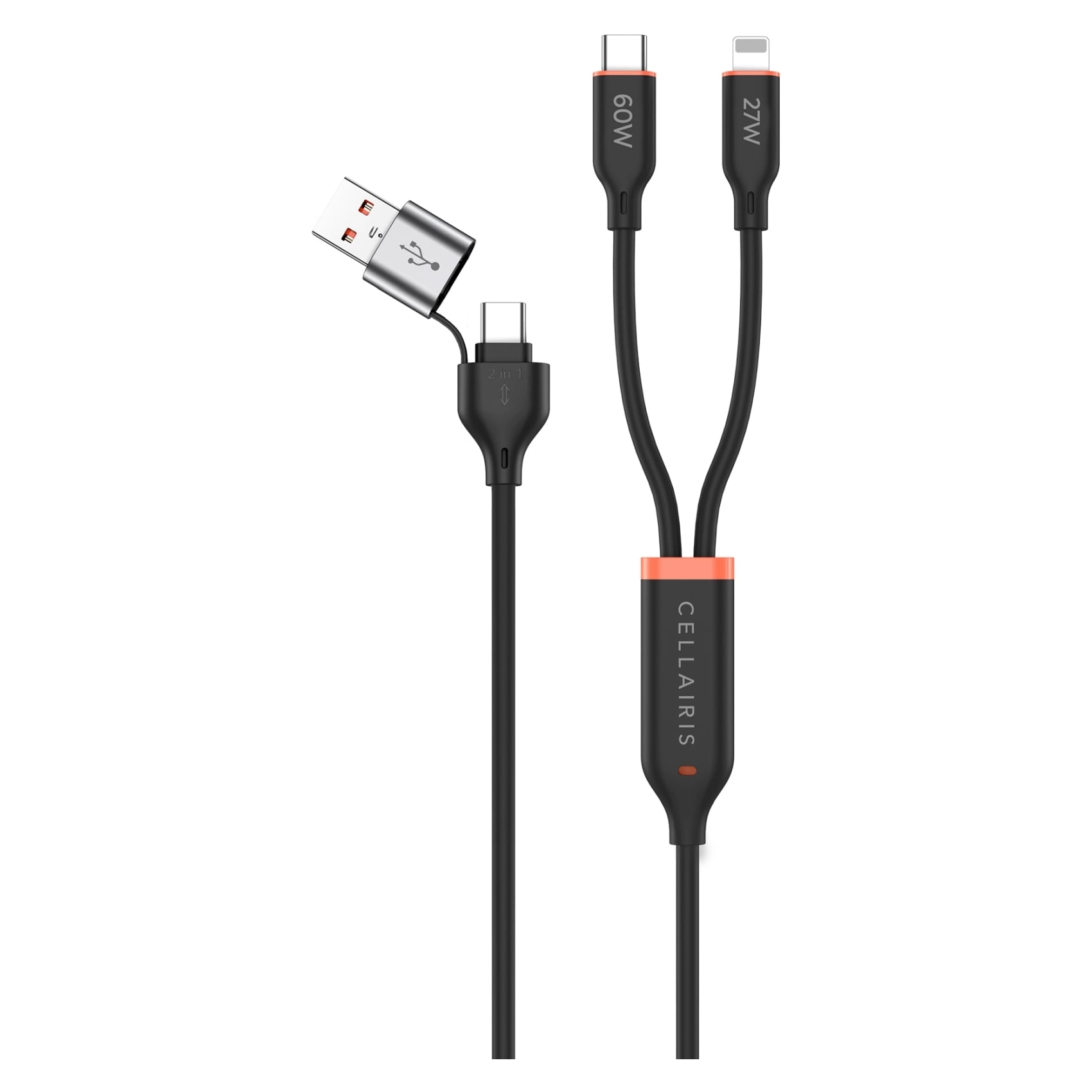 Cellairis 4-in-1 PD Lightning Data Sync and Charging Cable Lightning 1.2m