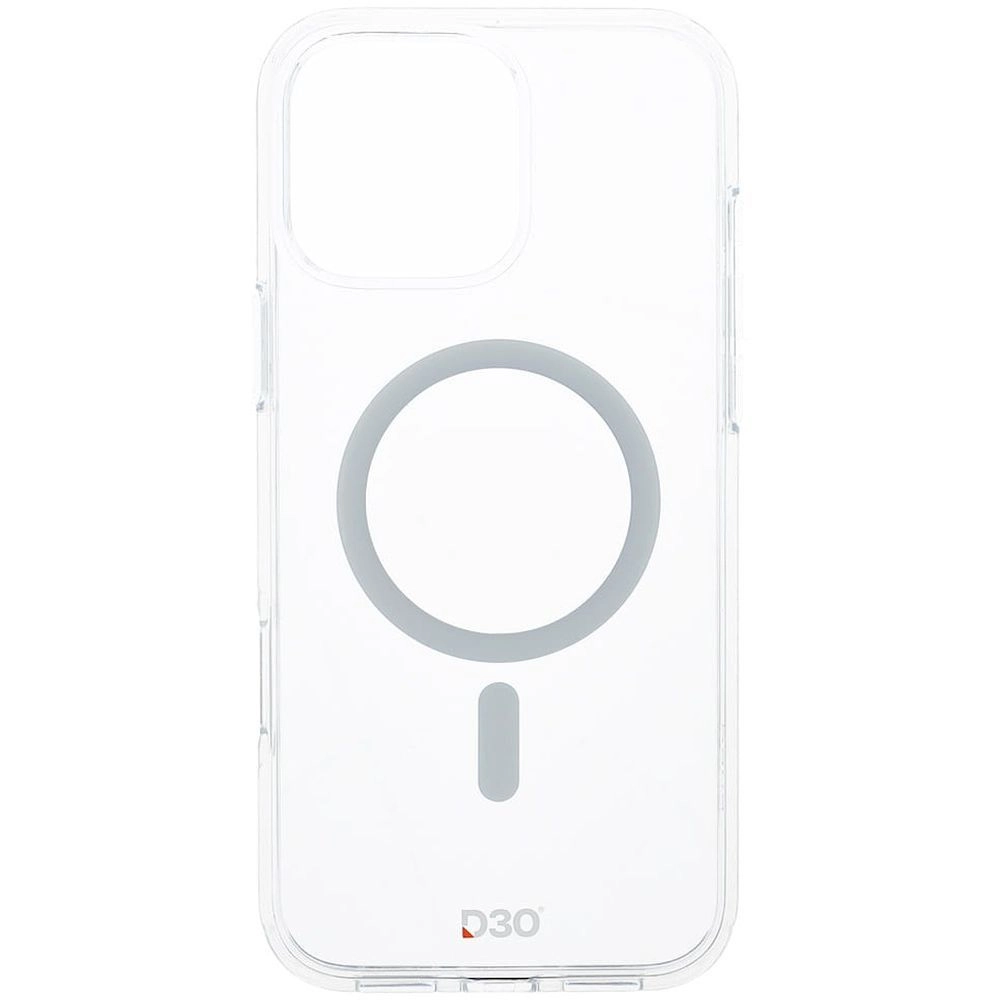 PURO Impact Clear D3O silicone case with MagSafe for iPhone 16 Pro