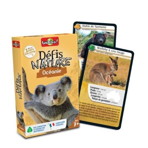 Nature Challenges Animal Oceania - Card Game