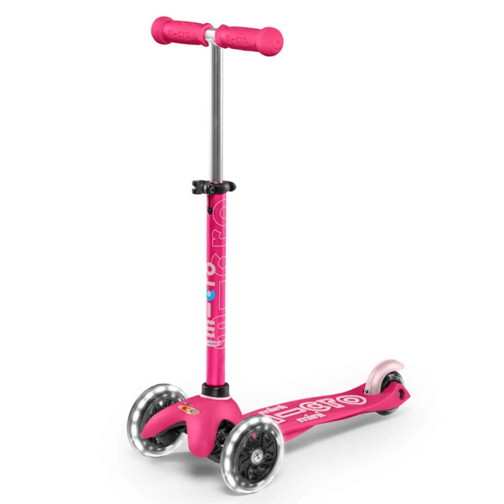 Mini Deluxe 3-Wheel Kick Scooter – 120/85 mm LED