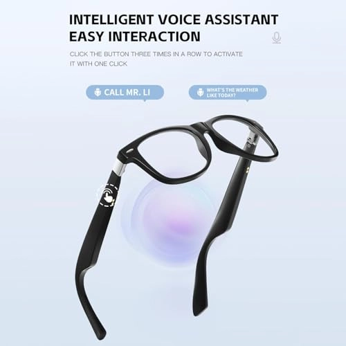 AI Smart Glasses - BT5.4 Dual Type-C Charging