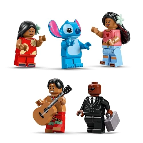 Disney Lilo and Stitch Beach House - 6 Rooms 5 Minifigures