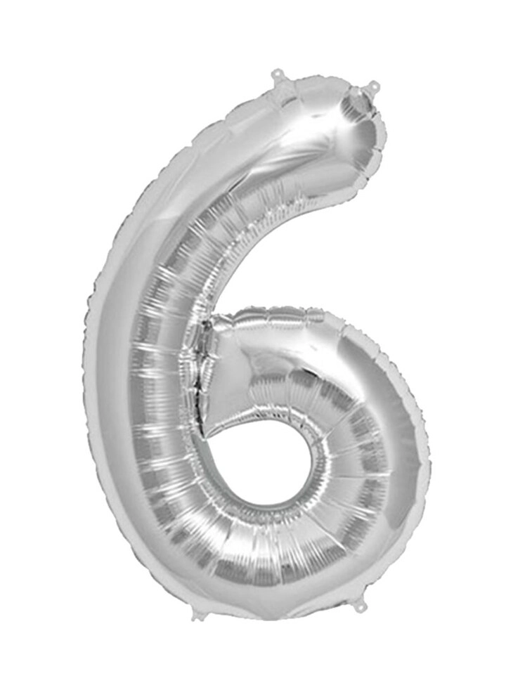 Party Time Trading LLC Number 6 Foil Balloon