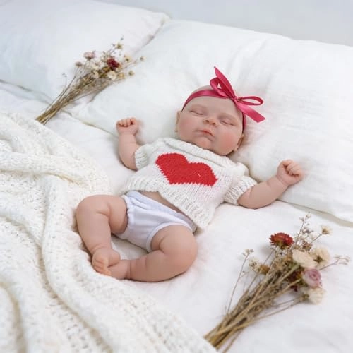 Reborn Baby Dolls - 12 Inch Silicone Girl Ages 3+