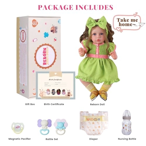 Reborn Dolls - Vinyl Green Ages 3+