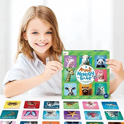 Memory Matching Game - 36 months - 6 years 72 pieces