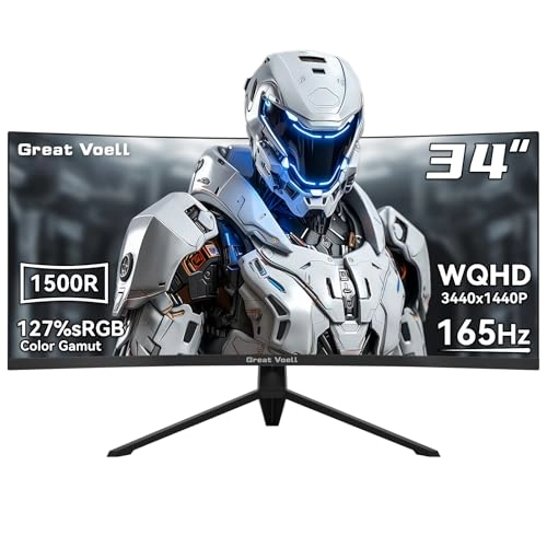Curved Gaming Monitor - 3440x1440P 34-Inch