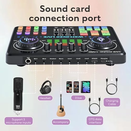 WXH520 + Dj20 USB Microphone