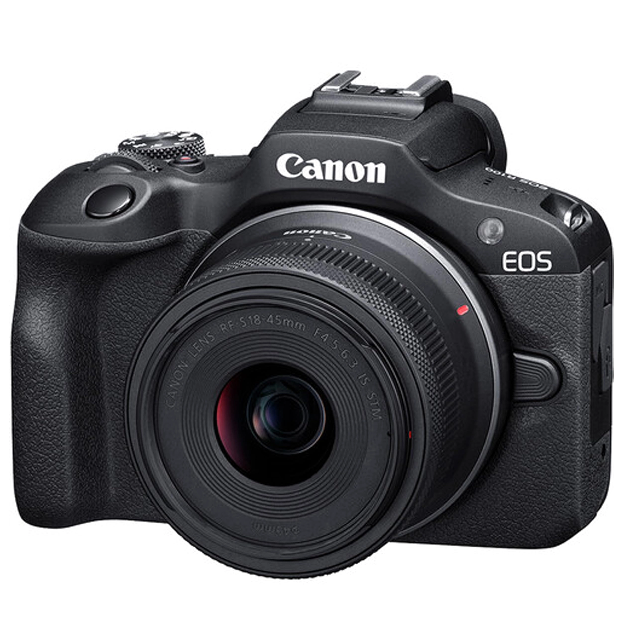 (Renewed) EOS R100 + RF-S 18-45mm + 420-800mm + 100S Sling Backpack + 64GB Memory Cards