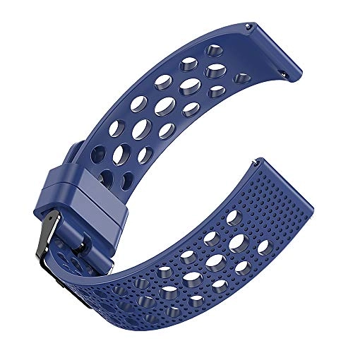 Watch Band for EIGIIS K55 - Soft Silicagel Blue Fits 140mm-200mm
