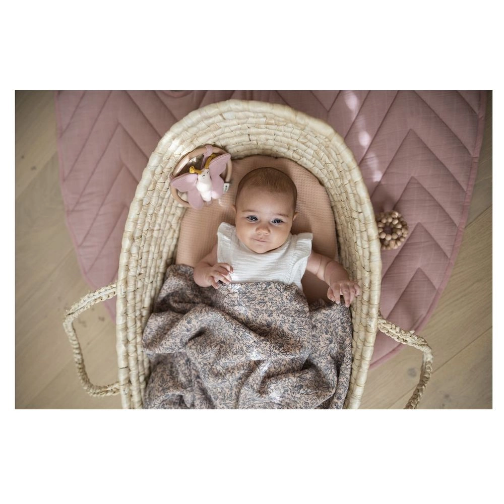 Butterfly Rattle - 0 month organic cotton Bliss nursery