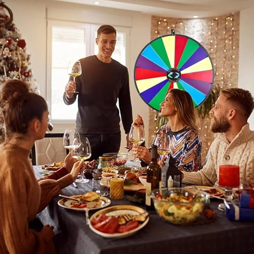 30-Inch Large Spinning Prize Wheel - English 4 months and up