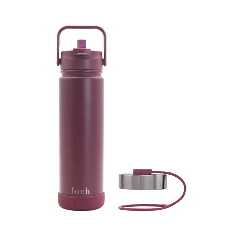 Water Bottle - 2-in1 Straw Lid 650 ml