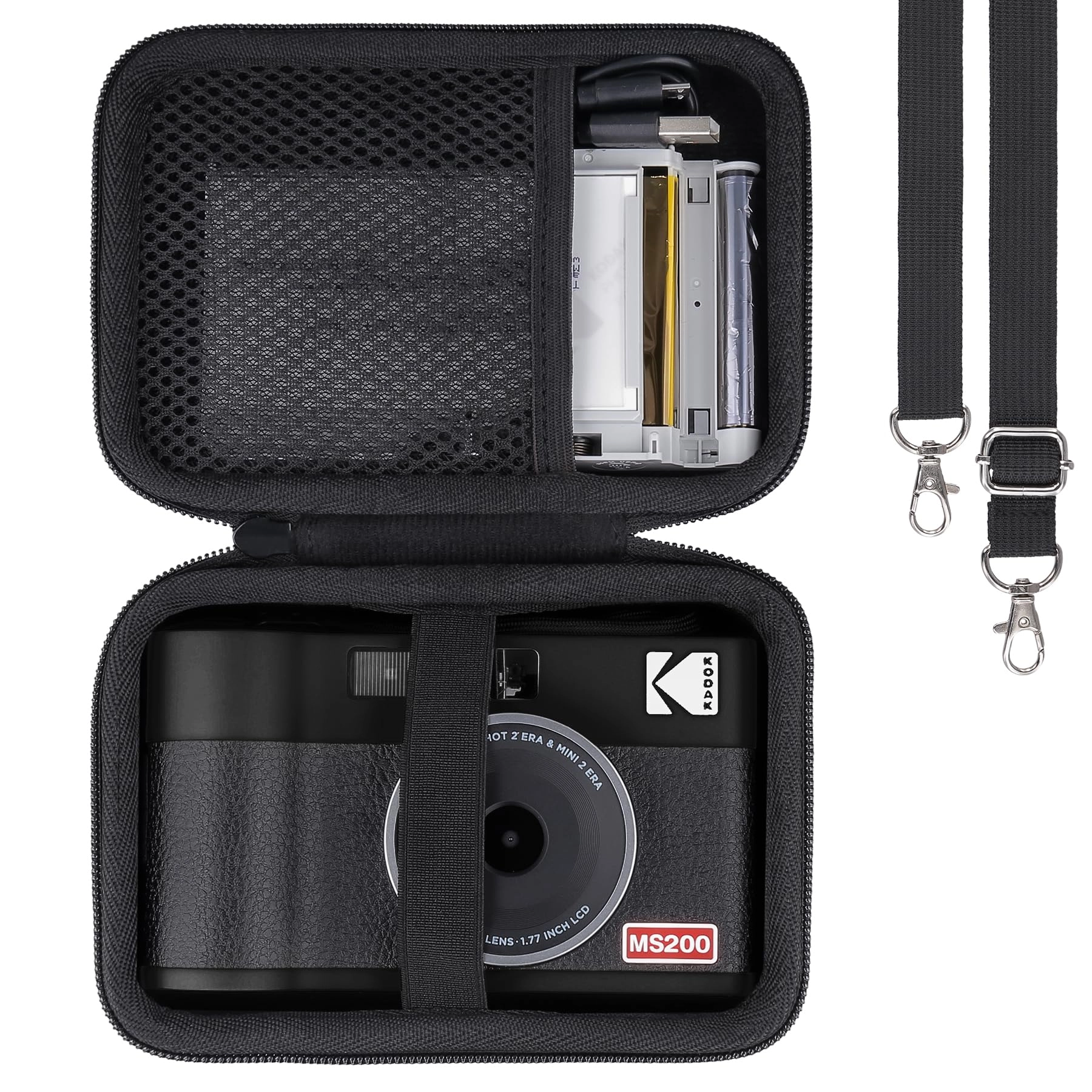 Hard Travel Case Replacement - KODAK Mini Shot 2 ERA/KODAK Mini 2 ERA/Mini Shot 2 ERA Retro 4PASS 2-in-1 Instant Camera and Photo Printer Hard