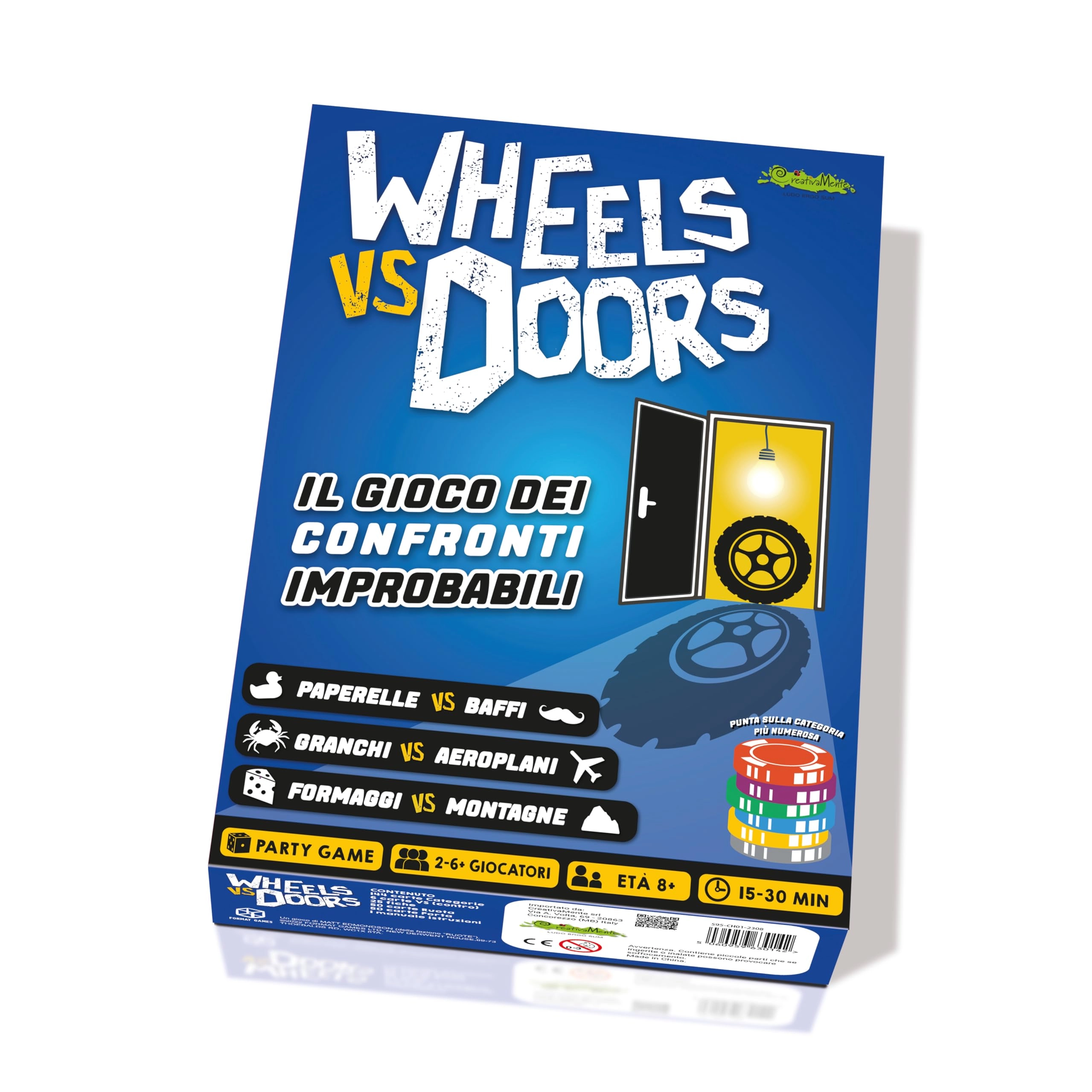 CreativaMente Wheels vs Doors - Italian 3 years and up