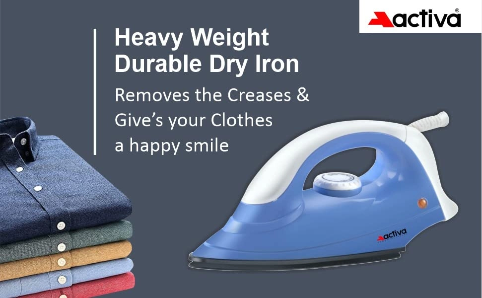 Coral - 900 watts Lightweight Dry Iron