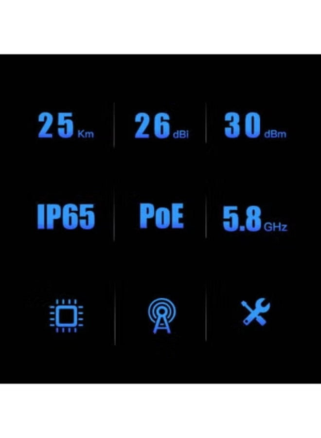 E319AV2 - 5.8GHz 25KM 900Mbps