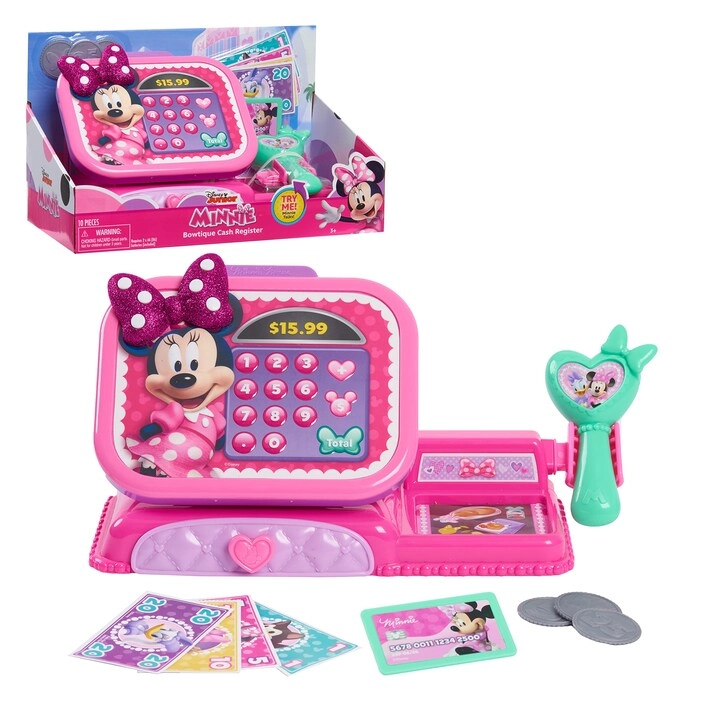 Minnie Bowtique Cash Register - Sounds Dress Up Pretend Play