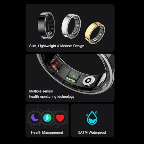 Smart Ring - Heart Rate Monitor SpO2 Sleep Tracker