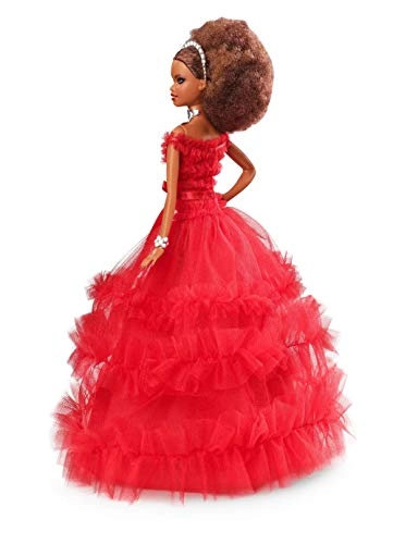 Barbie Holiday - Brunette Red Gown
