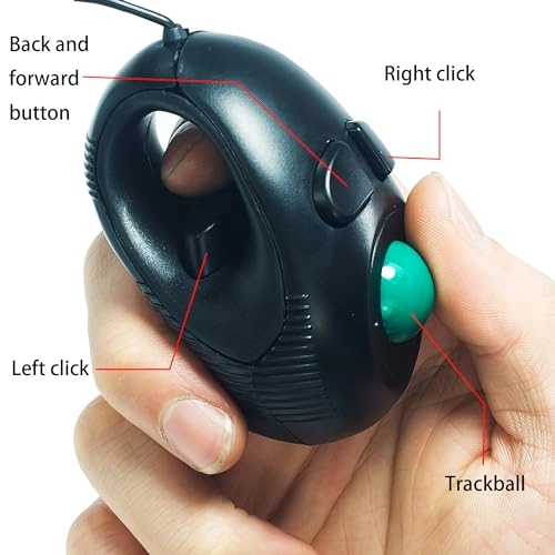 Y-01 - Wired trackball mouse USB 2.0 400/600/800/1000 DPI