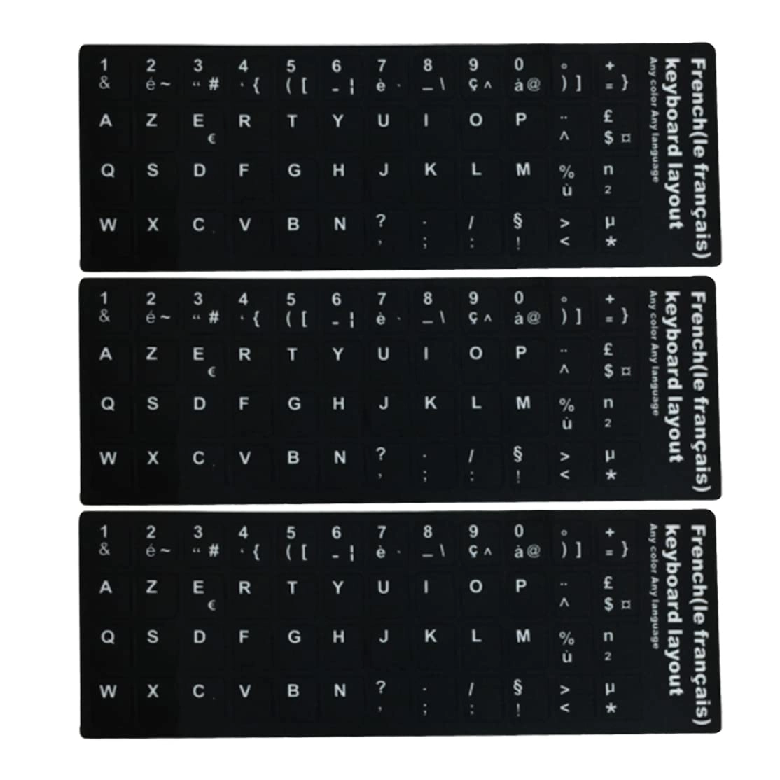 Keyboard Sticker - French