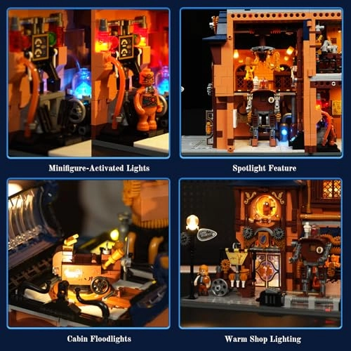 Mechanical Workshop - Interactive LED Movable Crane