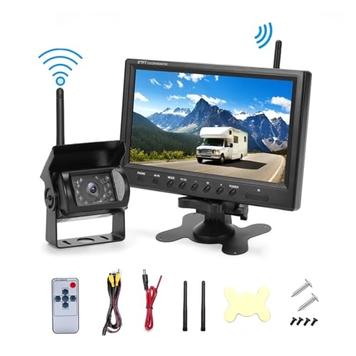 HD Digital Display Bus Camera - Night Vision Wireless 1204 RGB x800