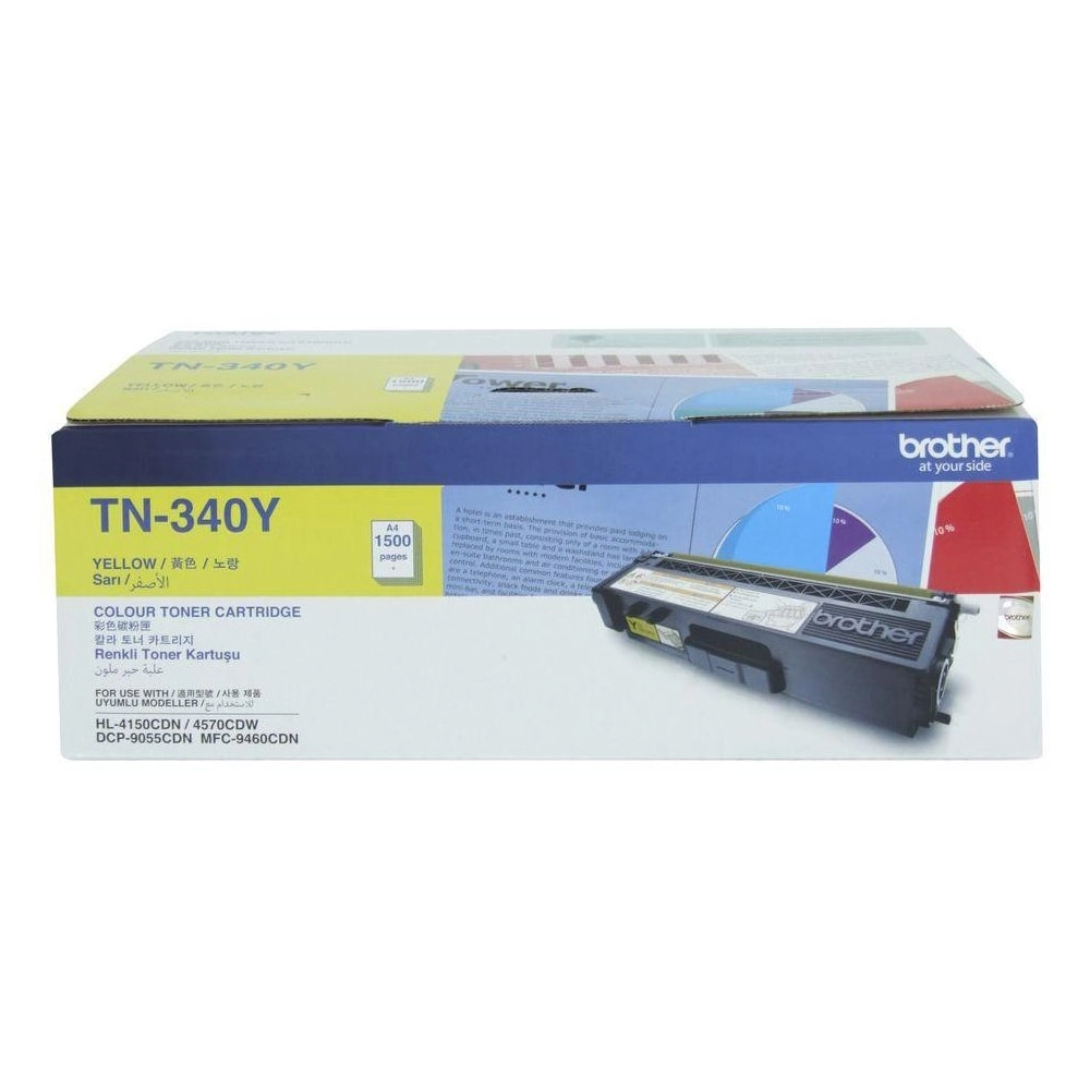 Brother TN-340Y - 1,500pages Yellow