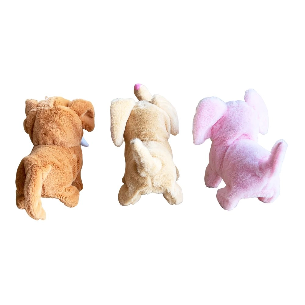 Electronic Walking Plush Elephant - Color May Vary 1 Pc