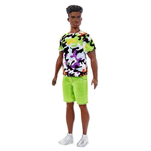 Ken Doll - Fashionistas Black Curly Hair Ages 3+