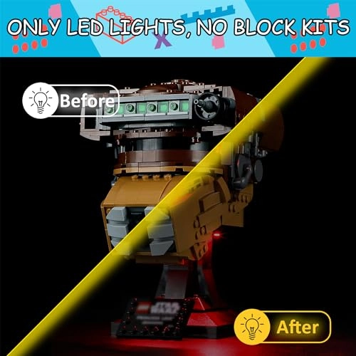 LED Light Kit for Lego Princess Leia Boushh Helmet (75351) - princess