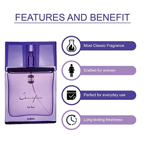 Aurum Eau de Parfum - 75ml + Sacrifice for Her Eau de Parfum - 50ml