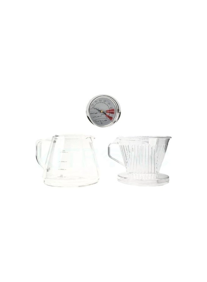 Gooseneck Kettle + Glass Server